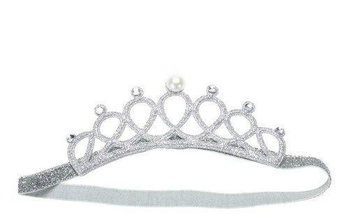 Imagem de Coroa Tiara Elástica Princesa Infantil Enfeite De Cabeça