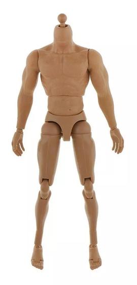 Imagem de Corpo Body Masculino Musculoso 1/6 Figura Tipo Hot Toys.