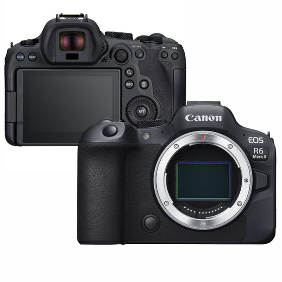 Corpo Câmera Canon Eos R6 Mark Ii 4k60 6k Raw Wifi 24.2mp - Câmera Semi ...