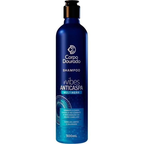 Imagem de Corpo Dourado Vibes Anticaspa - Shampoo Multiação 300ml