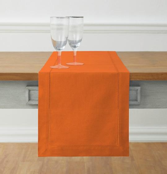 Imagem de Corredor de Mesa Solino Home Pumpkin Spice (229cm) - Algodão e Linho