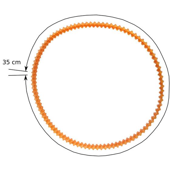 Imagem de Correia 35 cm Do Motor Para Máquina De Costura Doméstica