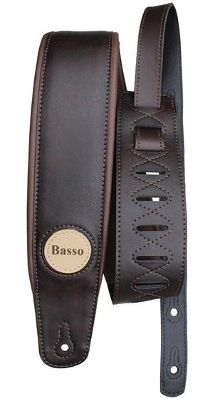 Imagem de Correia Basso Classic Sintético Violão Guitarra Baixo Marrom