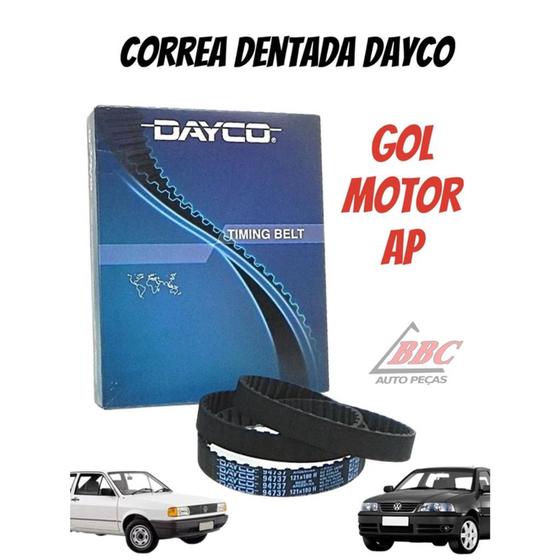 Imagem de Correia Dentada 121SX180H DAYCO Volkswagen  -  Gol 1.6 / 1.8 / 2.0 Motor AP