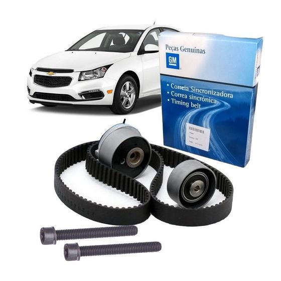 Imagem de Correia Dentada Cruze 1.8 16v 2013 Polia Parafuso Tensor Kit