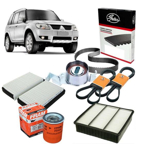 Imagem de Correia Dentada Pajero TR4 2.0 16v Gasolina Kit Filtro