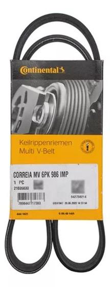 Correia Multi V Continental 6PK986 Honda Civic 1.7 16v 2001 a 2006 Menor preço em Correia Multi V Continental 6PK986 Honda Civic 1.7 16v 2001 a 2006