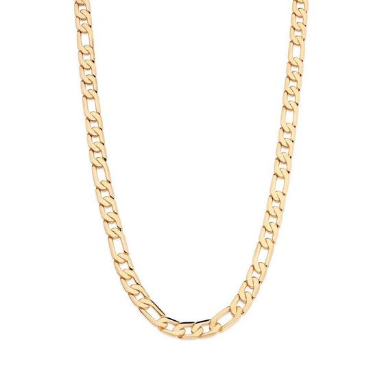 Imagem de Corrente  banhado ouro 3x 24k 18k e 22k  masculina grossa rommanel groumet elos 3x1 60 cm ouro 18k 532456