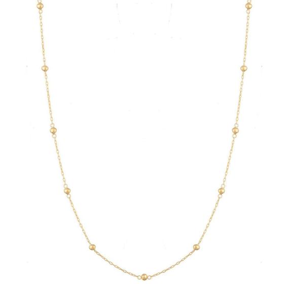 Corrente Colar Gargantilha Bolinhas Ouro 18k 750 Menor preço em Corrente Colar Gargantilha Bolinhas Ouro 18k 750