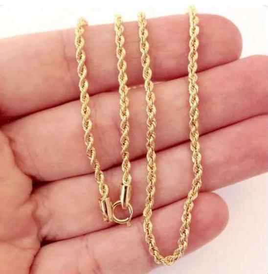 Corrente Cordão Baiano Ouro 18k 750 Menor preço em Corrente Cordão Baiano Ouro 18k 750