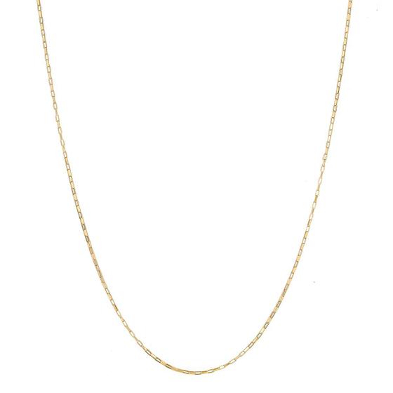 Imagem de Corrente Cordão Colar Masculino Ouro 1.8g  60cm Em Ouro 18k 750 Cadeado