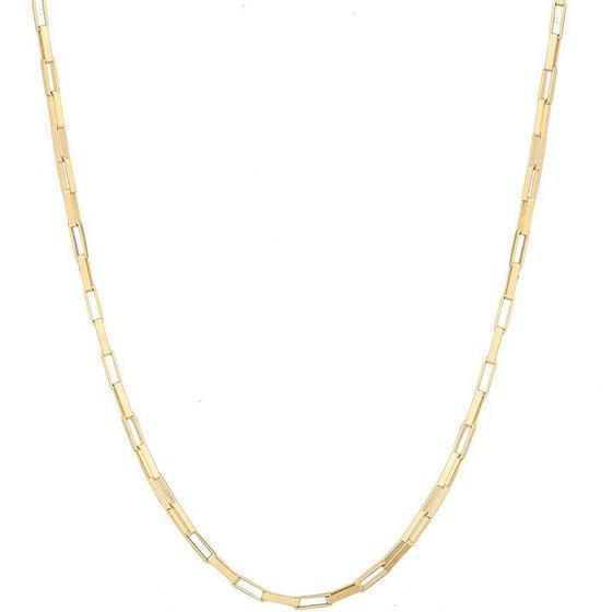 Corrente Cordão Masculino Ouro 18k 750 60cm Fígaro Cadeado Menor preço em Corrente Cordão Masculino Ouro 18k 750 60cm Fígaro Cadeado