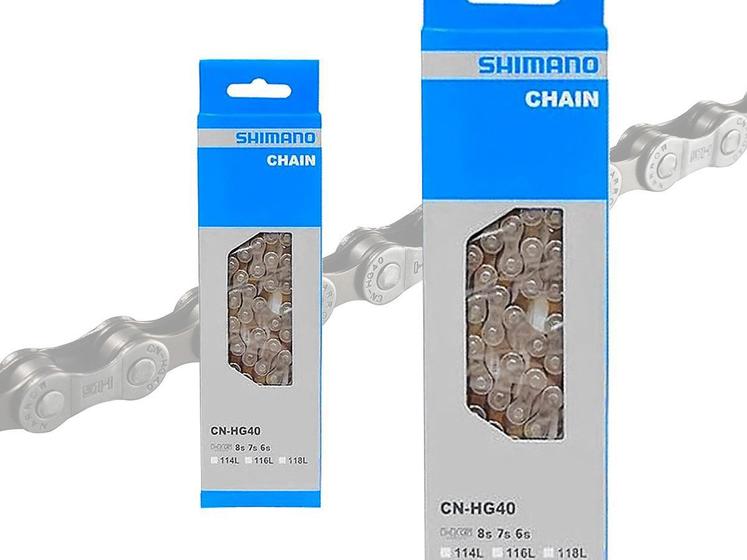 Imagem de Corrente de 8 Velocidades Shimano CN-HG40