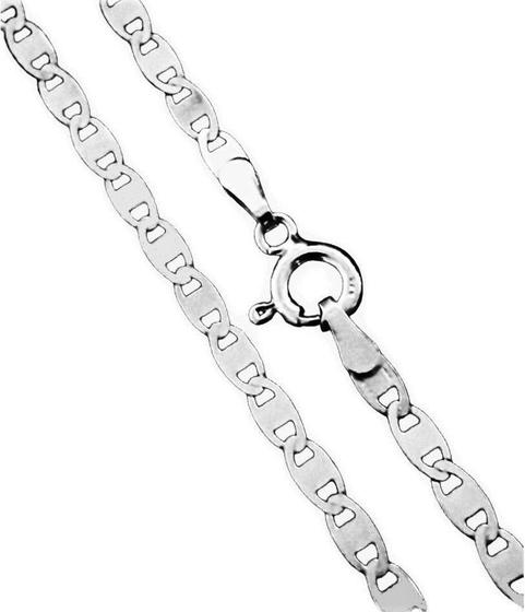 Corrente de Prata 925 Masculina Piastrine - 60 cm ( 3.2 gramas ) Menor preço em Corrente de Prata 925 Masculina Piastrine - 60 cm ( 3.2 gramas )