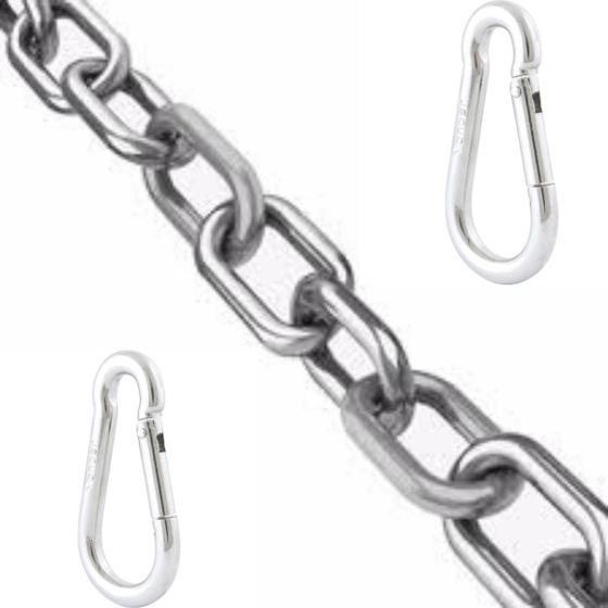 Corrente Extensão Ajustável P/rede/cadeira de balanço/saco Pancadas - Zincada 0,5mts Menor preço em Corrente Extensão Ajustável P/rede/cadeira de balanço/saco Pancadas - Zincada 0,5mts