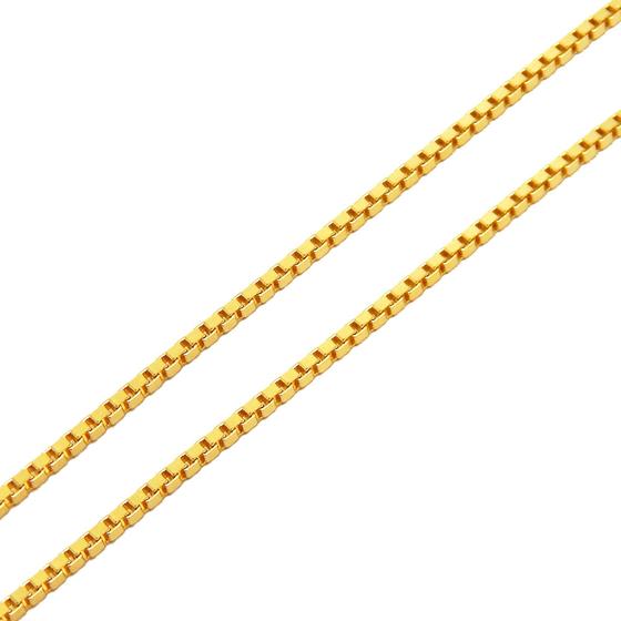 Imagem de Corrente Feminina Veneziana Maciça Ouro 18k 1,20mm 60cm