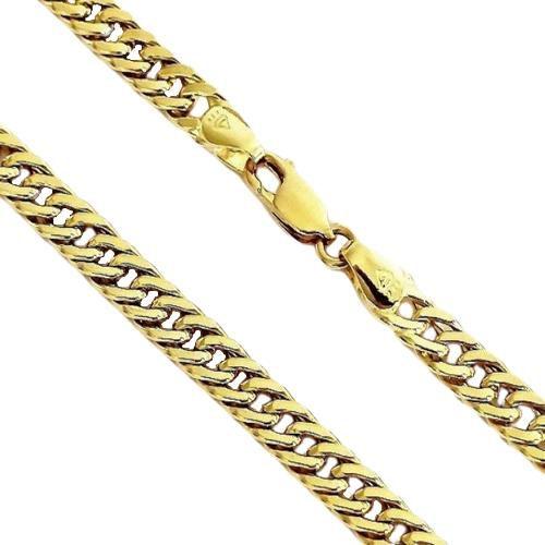 Imagem de Corrente Groumet Elo Duplo Masculina 60cm 12.5 grama em Ouro 18k