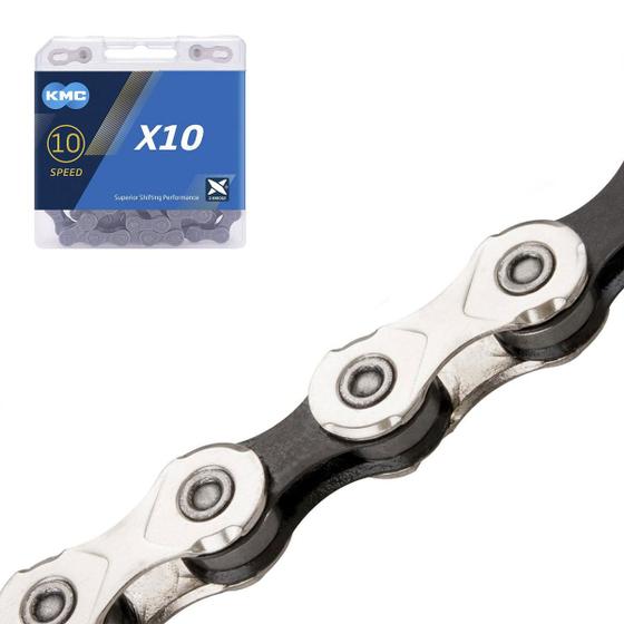 Imagem de Corrente KMC X10 116 Elos para 10 Velocidades 