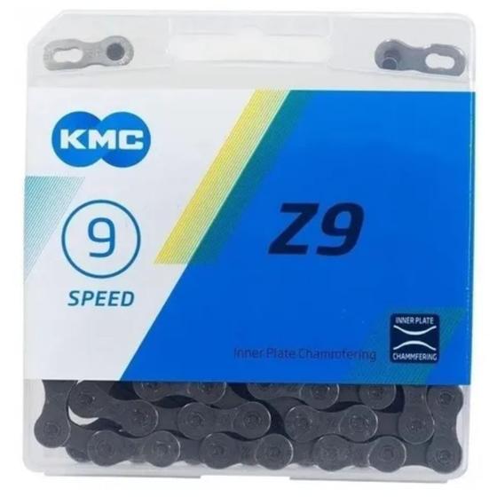 Imagem de Corrente Kmc Z9 9v 27v Com Missing Link 116l Index Bike Mtb