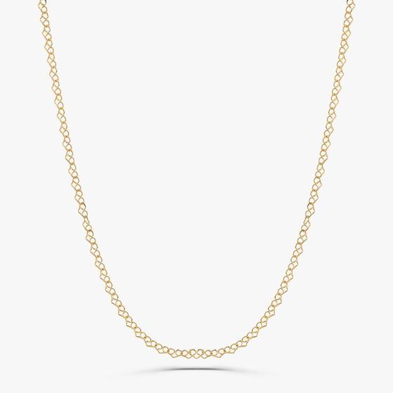 Imagem de Corrente Malha Love em Ouro Amarelo 18k - 45 cm