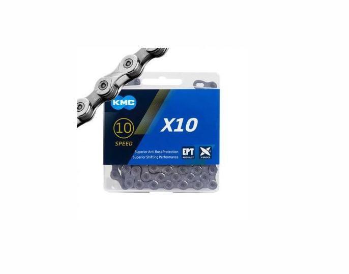 Imagem de Corrente Para Bicicleta 1/2 x 11/128 - 116 Links/Elos 10v 10 Velocidades Index Com Missing Link