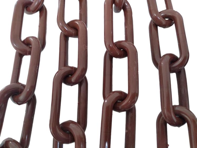 Corrente Plastica Chuva Isolamento 12 Mt Tamanho G Marrom - Kteli Imagem de Corrente Plastica Chuva Isolamento 12 Mt Tamanho G Marrom