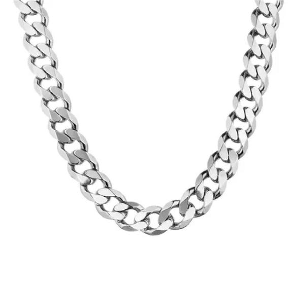 Corrente Prata 925 Maciça Cordão Masculino 6mm 60cm Menor preço em Corrente Prata 925 Maciça Cordão Masculino 6mm 60cm