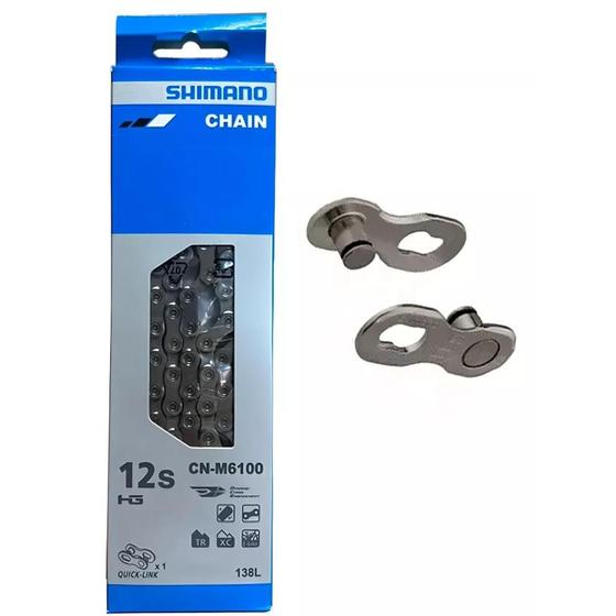 Imagem de Corrente shimano cn-m6100 138l 12v c/ quick link