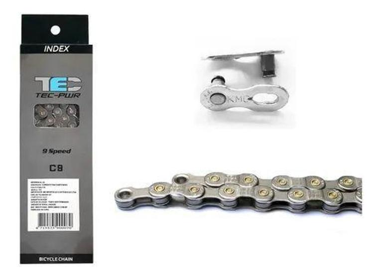 Imagem de Corrente Tec C9v 116L 1/2''x11/128" C/ Power Link P/ Shimano