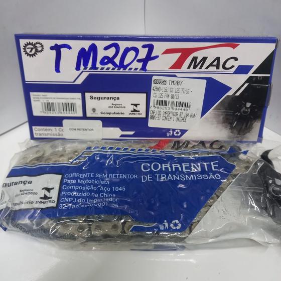 Imagem de Corrente Transmissao Moto Tmac 428Ho-116L Cg125 99 Cg125 00-13 Dafra / Yes ( Com Retentor )