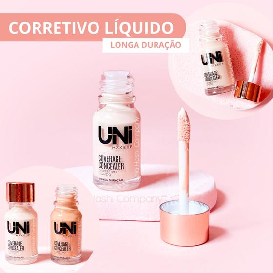 Imagem de Corretivo e Contorno Líquido Média Cobertura UNI MAKEUP