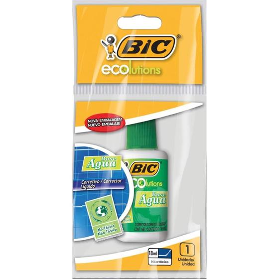 Imagem de Corretivo Líquido Ecolutions Base água 18ML BIC