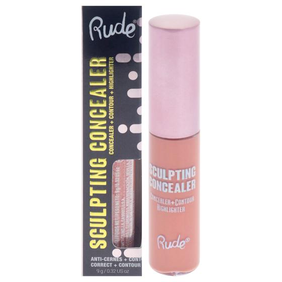 Imagem de Corretivo Rude Cosmetics Sculpting Medium Coverage 9 mL Laranja