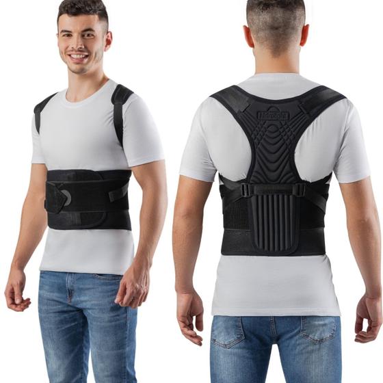Imagem de Corretor Postural Grande Estreito Lombar Abdominal Ortopédico Support Hidrolight
