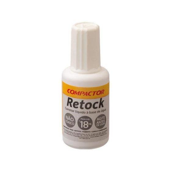 Imagem de Corretor Retock Liquido Plus 18ml Compactor 2348000