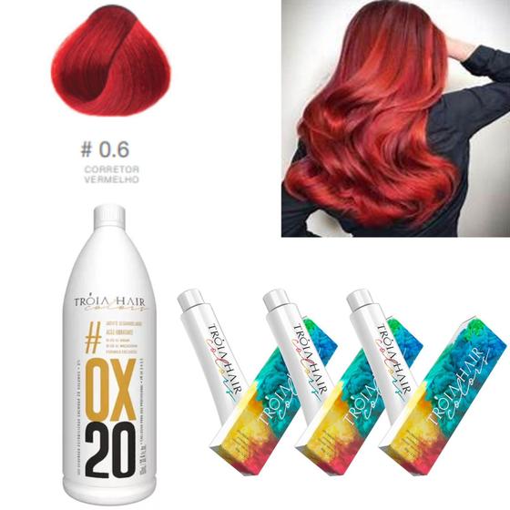 Imagem de Corretor Vermelho 0.6 + OX 900ml