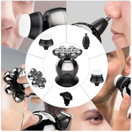 Imagem de Cortador 6 Em 1 Barber 1.7D Display Led Corta Barba Cabelo