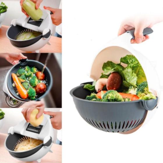 Imagem de Cortador De Batata Palito Chips Ondulada Fatiador De Legumes