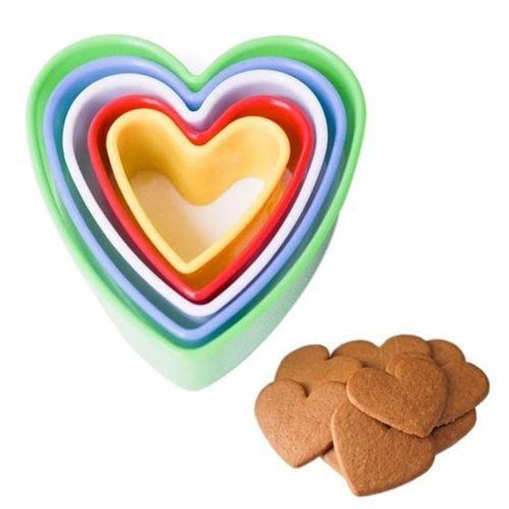 Imagem de Cortador de Biscoito Coração - 5 Peças - BoldPack