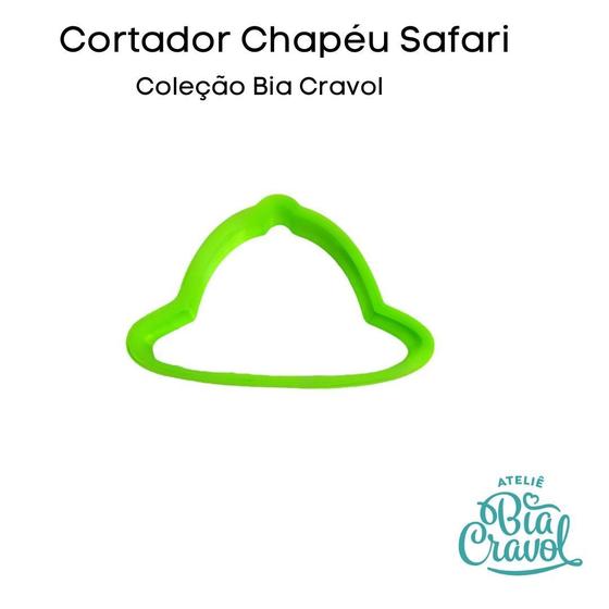 Imagem de Cortador de Biscuit Chapéu de Safari 4 x 6 cm - Coleção Bia Cravol