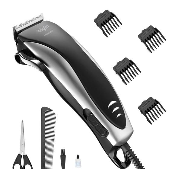 Imagem de Cortador De Cabelo 110v 220v Maquina Barba Bigode Corte Zero - Elgin