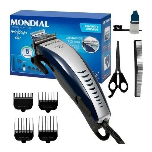 Cortador De Cabelo Cr7 Mondial Menor preço em Cortador De Cabelo Cr7 Mondial