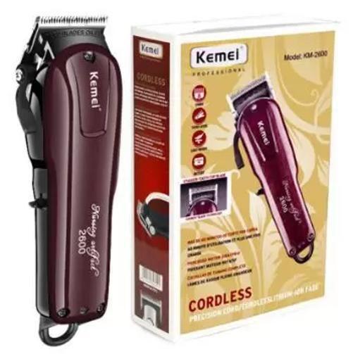 Imagem de Cortador De Cabelo Kemei Km2600 S/Fio 6 Pentes