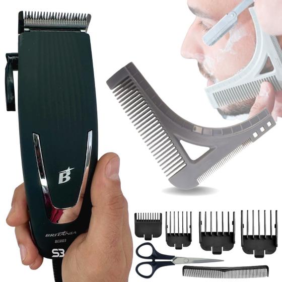 Imagem de Cortador de cabelo philco profissional 18w e pente pra barba