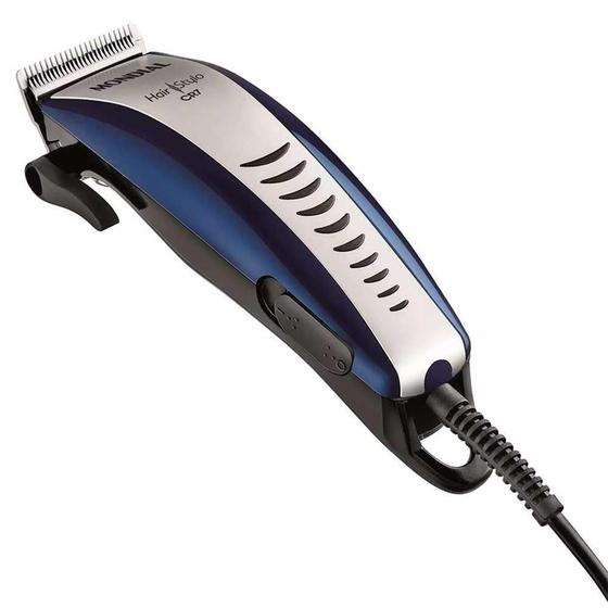 Imagem de Cortador de Cabelos Mondial Hair Stylo CR-07 Azul/Prata 220V