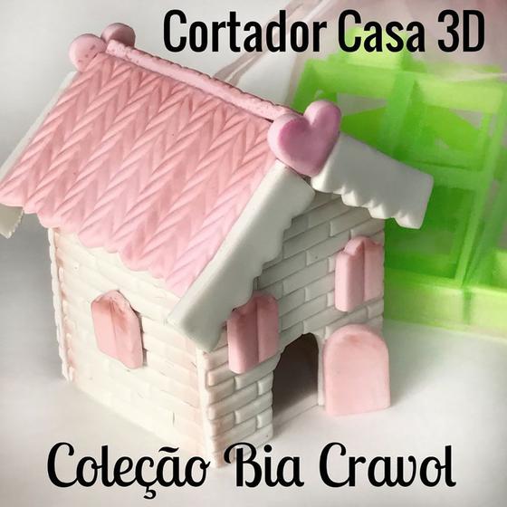 Imagem de Cortador de Casinha 3D - Porta Doce - coleção Bia Cravol