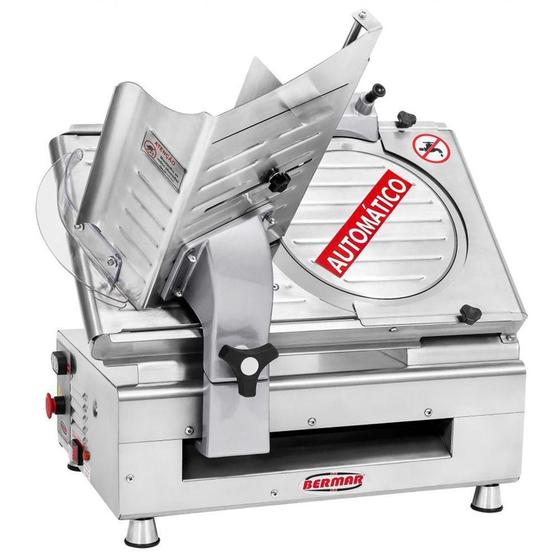 Cortador de Frios Bermar Lamina 33 cm com Proteção Fixa Bivolt Menor preço em Cortador de Frios Bermar Lamina 33 cm com Proteção Fixa Bivolt
