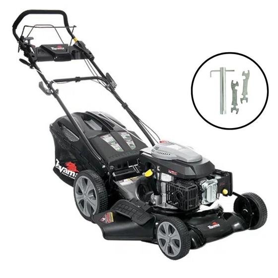 Cortador de Grama à Gasolina 6,0 cv 4 Tempos com Tração e Recolhedor 4 em 1 TLM510TRMS-60L TOYAMA Menor preço em Cortador de Grama à Gasolina 6,0 cv 4 Tempos com Tração e Recolhedor 4 em 1 TLM510TRMS-60L TOYAMA