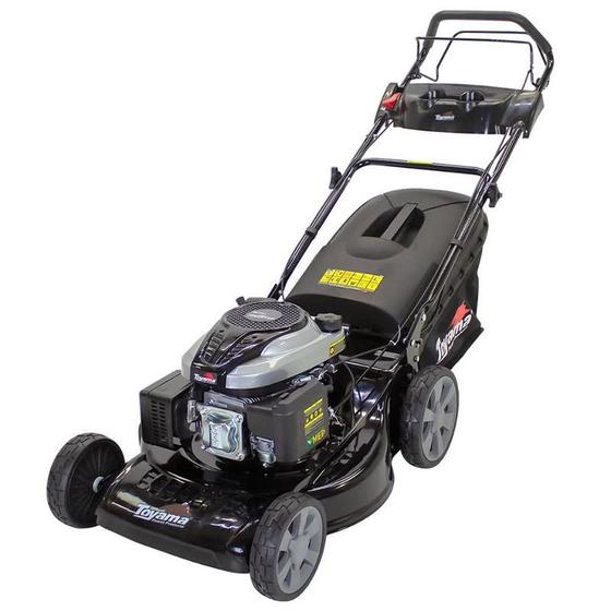 Cortador de Grama à Gasolina 6,5HP 4T com Tração e Recolhedor 4 em 1 TLM530TRMS-65XP TOYAMA Menor preço em Cortador de Grama à Gasolina 6,5HP 4T com Tração e Recolhedor 4 em 1 TLM530TRMS-65XP TOYAMA