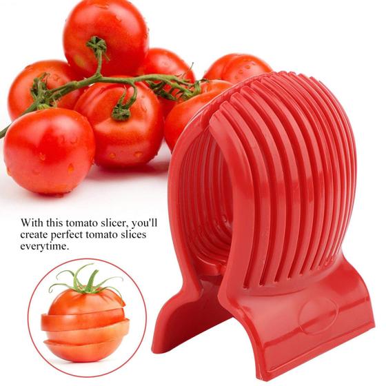 Imagem de Cortador De Tomate Legumes Fatiador Prático Fácil